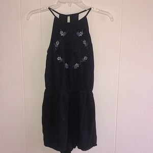 Short Black Romper